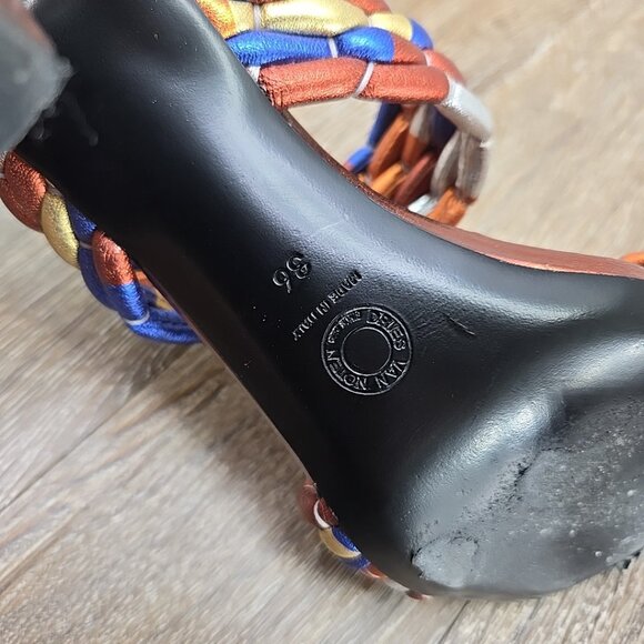 Dries Van Noten WOVEN METALLIC MULES - Picture 13 of 16